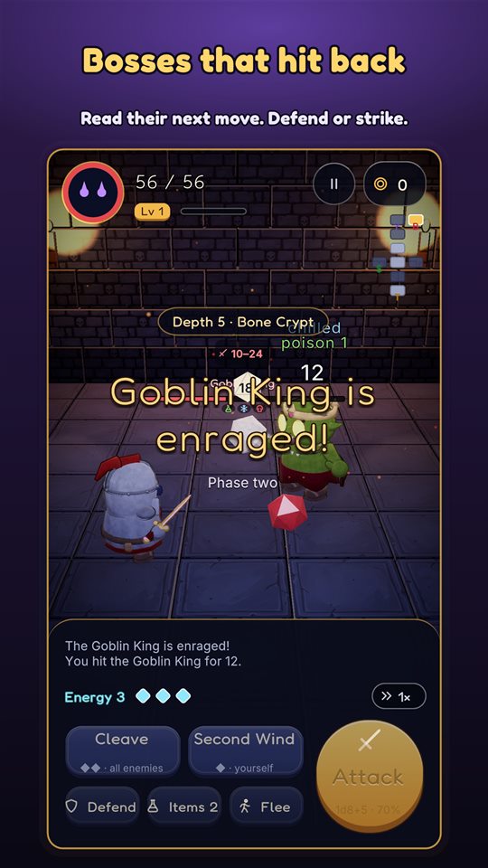 The Goblin King enraged